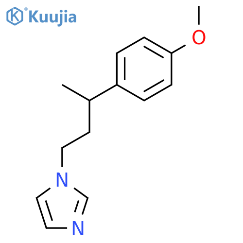 1H-Imidazole, 1-[3-(4-methoxyphenyl)butyl]- structure