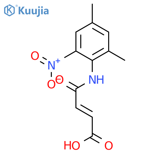 2-Butenoic acid, 4-[(2,4-dimethyl-6-nitrophenyl)amino]-4-oxo-, (Z)- structure