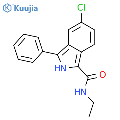 2H-Isoindole-1-carboxamide, 5-chloro-N-ethyl-3-phenyl- structure