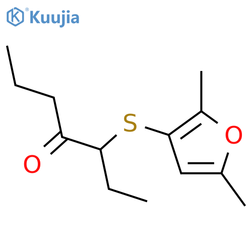 4-Heptanone, 3-[(2,5-dimethyl-3-furanyl)thio]- structure
