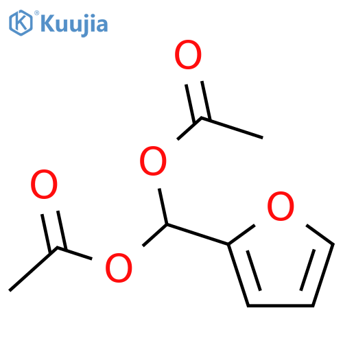(acetyloxy)(furan-2-yl)methyl acetate structure