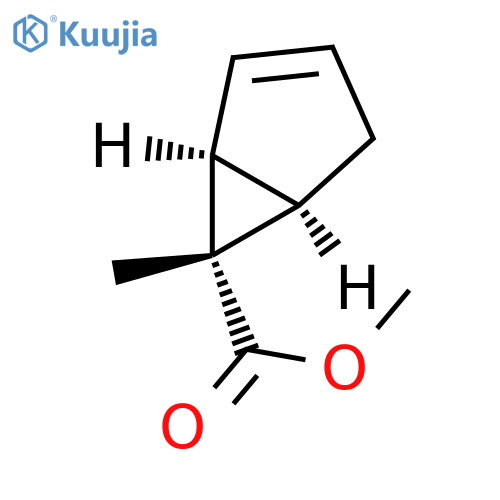 Bicyclo[3.1.0]hex-2-ene-6-carboxylic acid, 6-methyl-, methyl ester, (1alpha,5alpha,6alpha)- structure