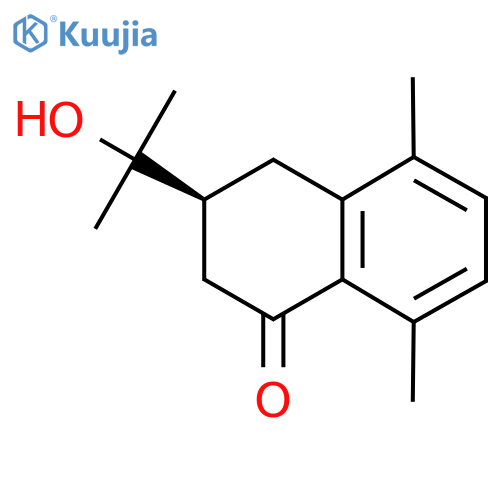 1(2H)-Naphthalenone, 3,4-dihydro-3-(1-hydroxy-1-methylethyl)-5,8-dimethyl-, (S)- structure