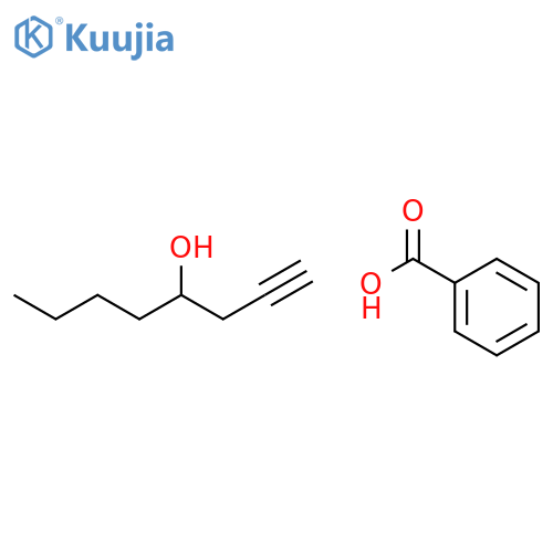 1-Octyn-4-ol, benzoate, (S)- structure