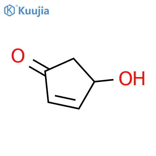 4-hydroxycyclopent-2-en-1-one structure