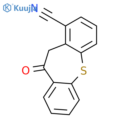 DIBENZO[B,F]THIEPIN-1-CARBONITRILE, 10,11-DIHYDRO-10-OXO- structure