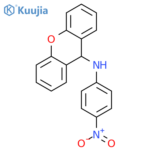 9H-Xanthen-9-amine, N-(4-nitrophenyl)- structure