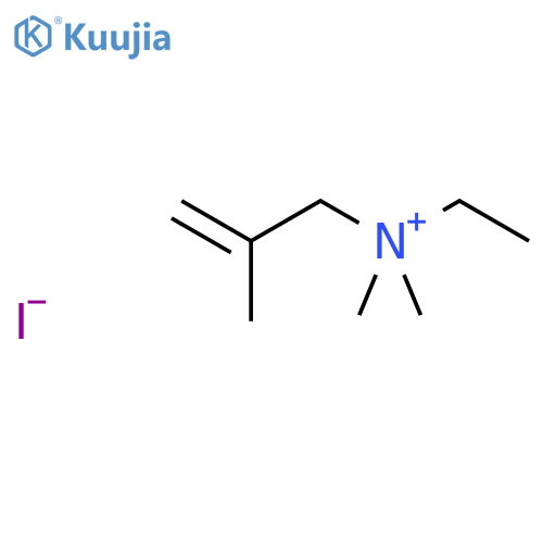 2-Propen-1-aminium, N-ethyl-N,N,2-trimethyl-, iodide structure