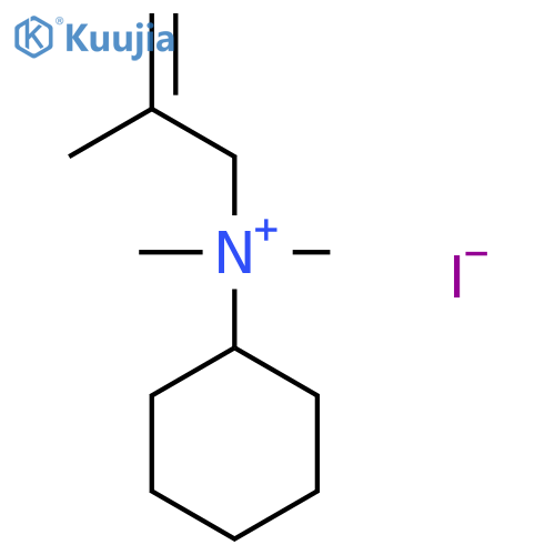 Cyclohexanaminium, N,N-dimethyl-N-(2-methyl-2-propenyl)-, iodide structure