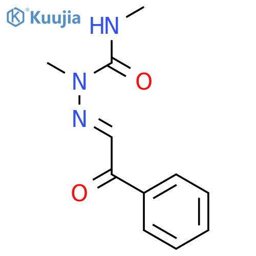 Hydrazinecarboxamide, N,1-dimethyl-2-(2-oxo-2-phenylethylidene)- structure