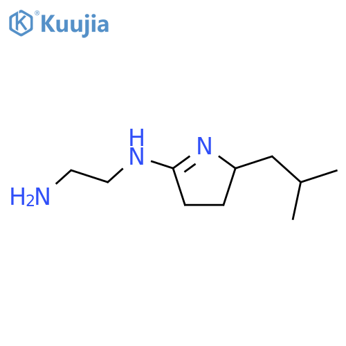 1,2-Ethanediamine, N-[3,4-dihydro-2-(2-methylpropyl)-2H-pyrrol-5-yl]- structure