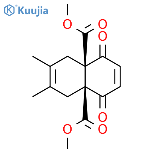 4a,8a-Naphthalenedicarboxylic acid, 1,4,5,8-tetrahydro-6,7-dimethyl-1,4-dioxo-, dimethyl ester, cis- (9CI) structure