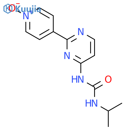 Urea, N-(1-methylethyl)-N'-[2-(1-oxido-4-pyridinyl)-4-pyrimidinyl]- structure