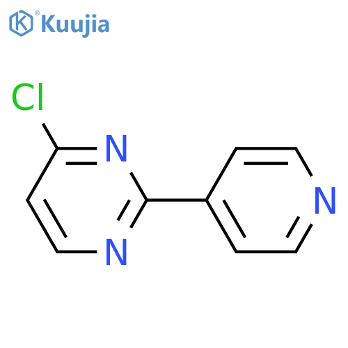 Pyrimidine, 4-chloro-2-(4-pyridinyl)- structure