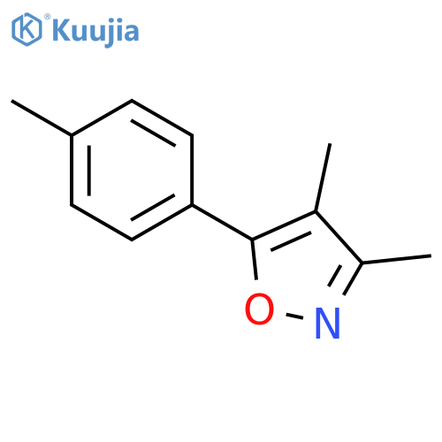 Isoxazole, 3,4-dimethyl-5-(4-methylphenyl)- structure