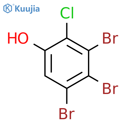Phenol, tribromochloro- structure