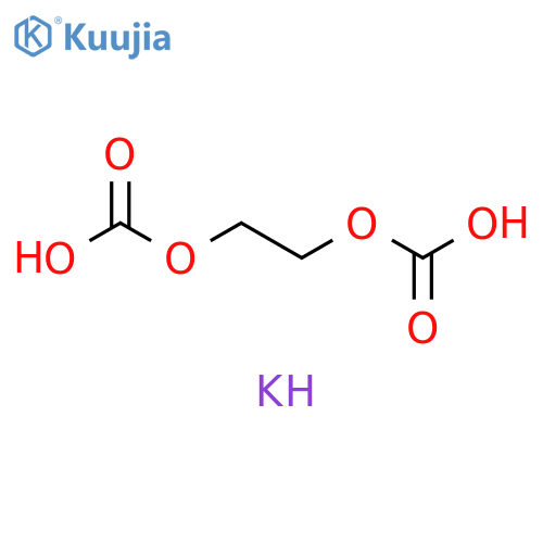 1,2-Ethanediol, 1,2-bis(hydrogen carbonate), potassium salt (1:2) structure