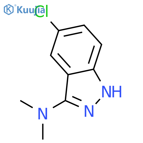 1H-Indazol-3-amine, 5-chloro-N,N-dimethyl- structure