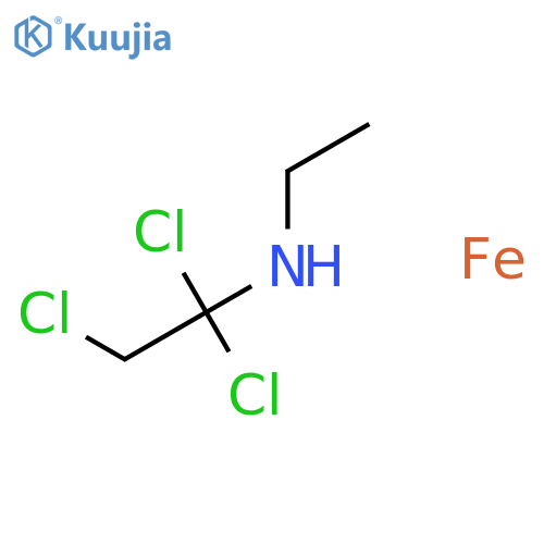 Iron, trichloro(N-ethylethanamine)- structure