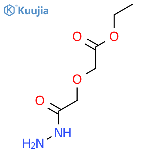 Acetic acid, (2-ethoxy-2-oxoethoxy)-, hydrazide structure