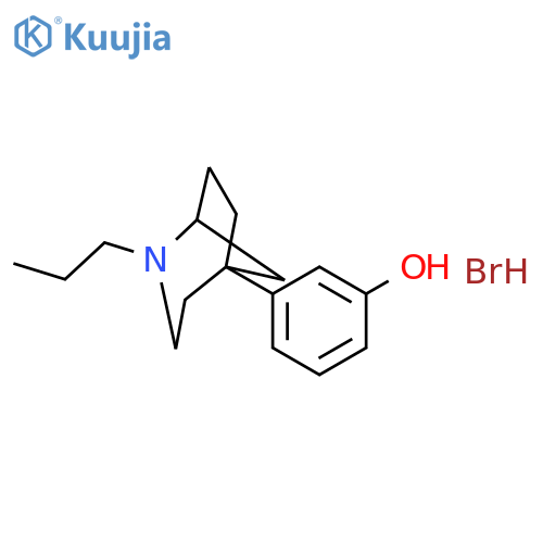 Phenol, 3-(2-propyl-2-azabicyclo[3.2.1]oct-5-yl)-, hydrobromide structure