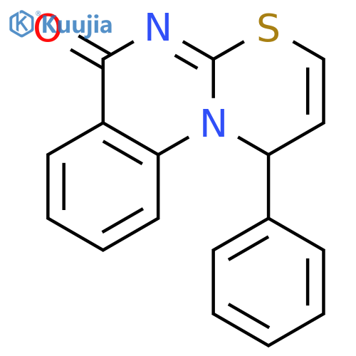 1H,6H-[1,3]THIAZINO[3,2-A]QUINAZOLIN-6-ONE, 1-PHENYL- structure