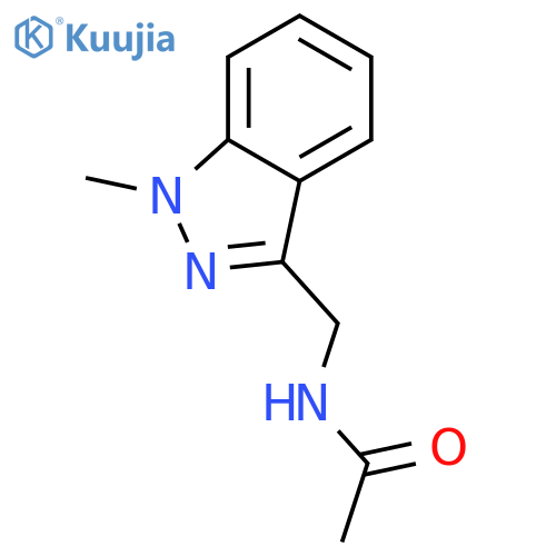 Acetamide, N-[(1-methyl-1H-indazol-3-yl)methyl]- structure