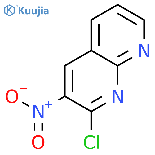 2-Chloro-3-nitro-1,8-naphthyridine structure