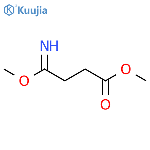 Butanoic acid, 4-imino-4-methoxy-, methyl ester structure