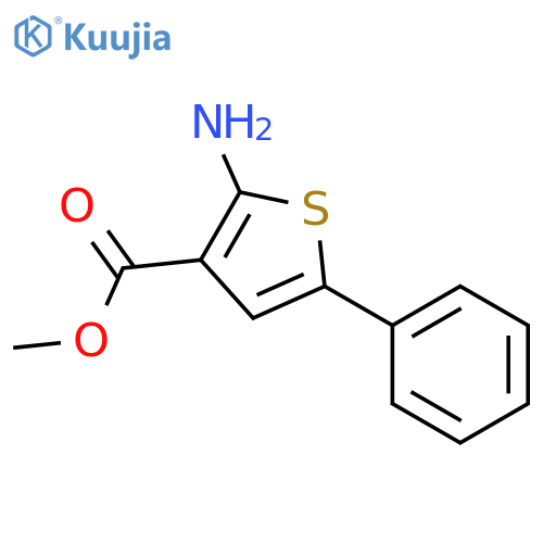 Methyl 2-amino-5-phenylthiophene-3-carboxylate structure