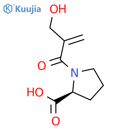 β-hydroxy-α-methylene-N-acryloyl-(S)-proline structure