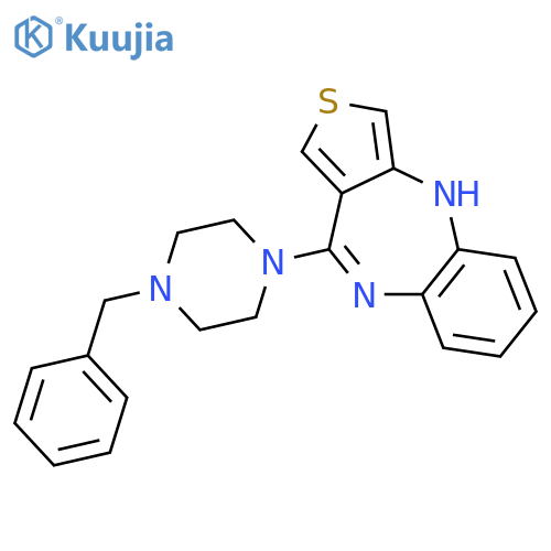 10-(4-benzylpiperazin-1-yl)-4H-thieno[3,4-b][1,5]benzodiazepine structure