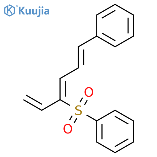 Benzene, [[(1E,3E)-1-ethenyl-4-phenyl-1,3-butadienyl]sulfonyl]- structure