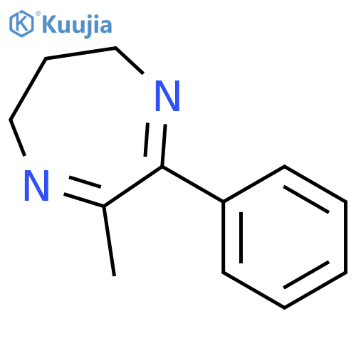5H-1,4-Diazepine, 6,7-dihydro-2-methyl-3-phenyl- structure