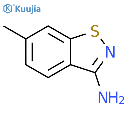 1,2-Benzisothiazol-3-amine, 6-methyl- structure