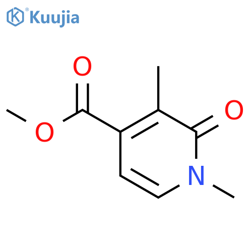 4-Pyridinecarboxylic acid, 1,2-dihydro-1,3-dimethyl-2-oxo-, methyl ester structure