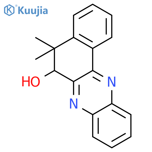 Benzo[a]phenazin-6-ol, 5,6-dihydro-5,5-dimethyl- structure