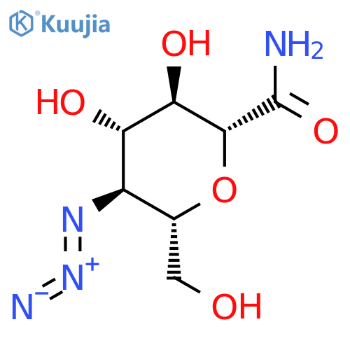 D-glycero-D-gulo-Heptonamide, 2,6-anhydro-5-azido-5-deoxy- structure