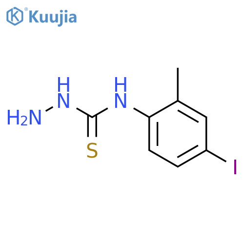 Hydrazinecarbothioamide, N-(4-iodo-2-methylphenyl)- structure