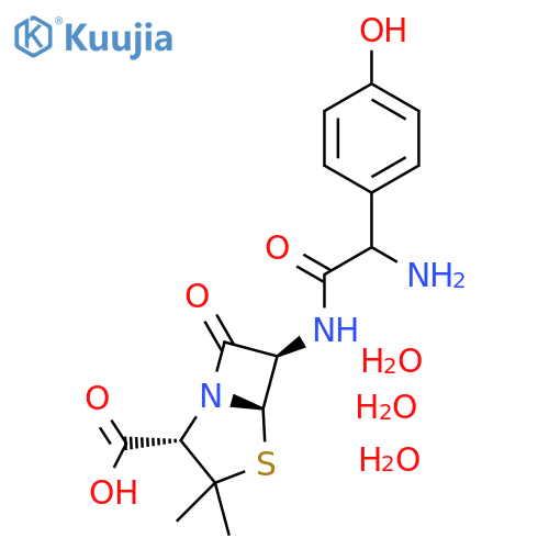 Amoxicillin trihydrate structure