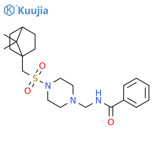 Benzamide,N-[[4-[[(7,7-dimethylbicyclo[2.2.1]hept-1-yl)methyl]sulfonyl]-1-piperazinyl]methyl]- structure
