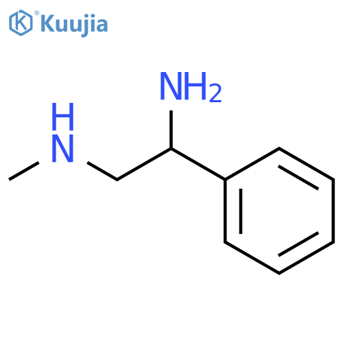 (2-amino-2-phenylethyl)(methyl)amine structure