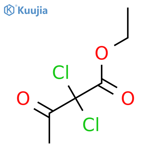 Ethyl 2,2-dichloro-3-oxobutanoate structure