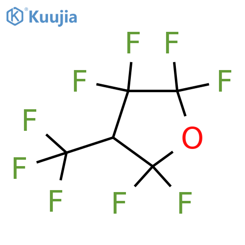 Furan, 2,2,3,3,5,5-hexafluorotetrahydro-4-(trifluoromethyl)- structure