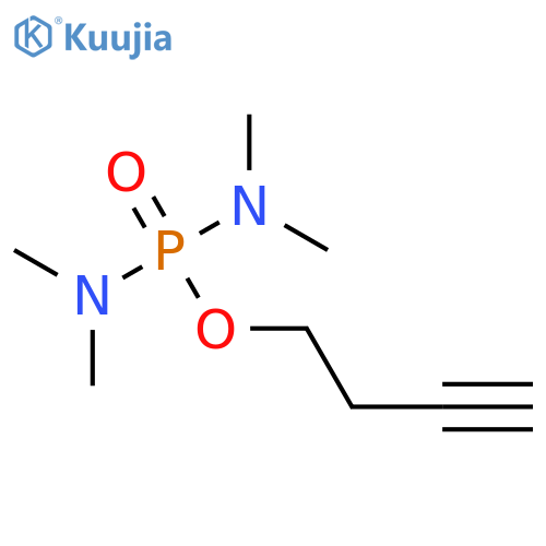 Phosphorodiamidic acid, tetramethyl-, 3-butynyl ester structure