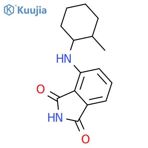 1H-Isoindole-1,3(2H)-dione, 4-[(2-methylcyclohexyl)amino]- structure