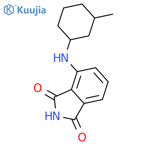 1H-Isoindole-1,3(2H)-dione, 4-[(3-methylcyclohexyl)amino]- structure