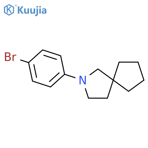 2-Azaspiro[4.4]nonane, 2-(4-bromophenyl)- structure