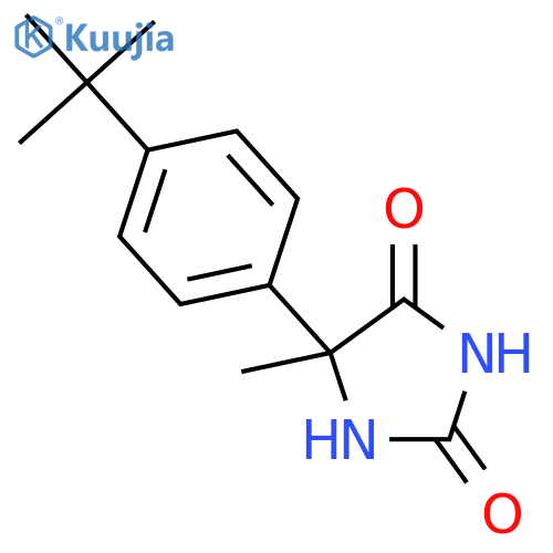 5-(4-Tert-butylphenyl)-5-methylimidazolidine-2,4-dione structure