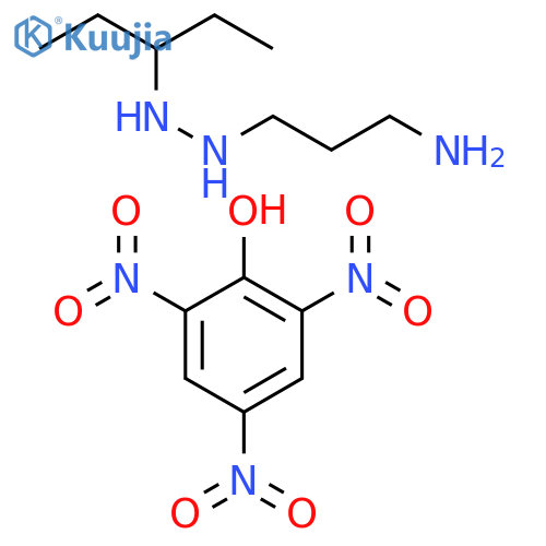 1-Propanamine, 3-[2-(1-ethylpropyl)hydrazinyl]-, compd. with 2,4,6-trinitrophenol (1:1) structure